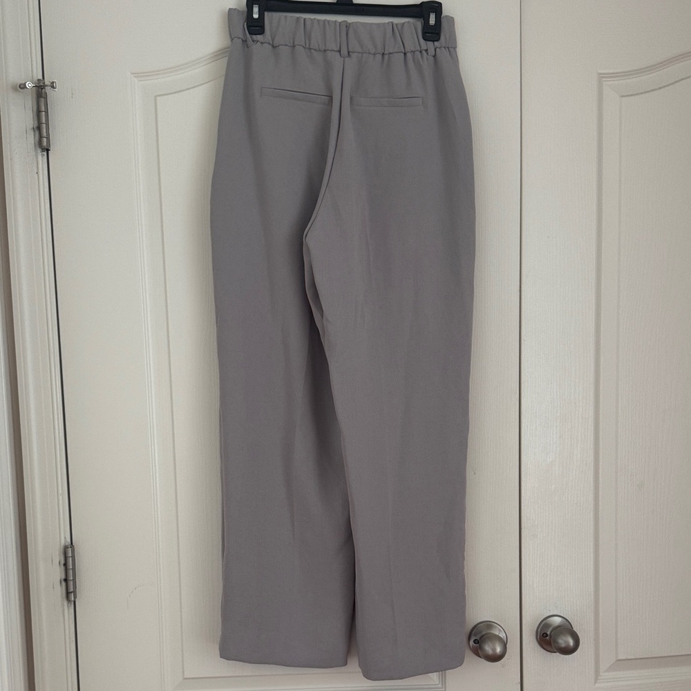 Women’s Gray Wide-Leg Trousers size 4 - Picture 2 of 3